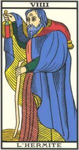 tarot divinatoire de l'Hermite